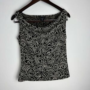 Express tank boat neck Size Medium design tank top casual under shirt sleeveless